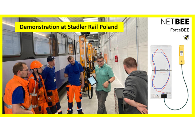 Stadler Rail Polen Bremskraftmessung