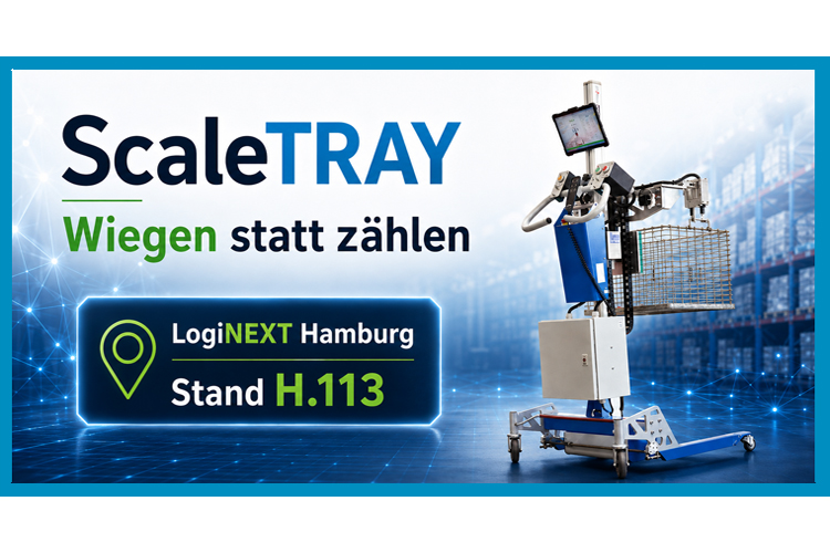 ScaleTRAY live auf der LogiNEXT in Hamburg!